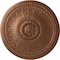 Ekena Millwork Bailey Ceiling Medallion (Fits Canopies up to 4"), Hand-Painted Polished Copper, 18 1/8"OD x 3/4"P CM19BIPOS - alternate 1